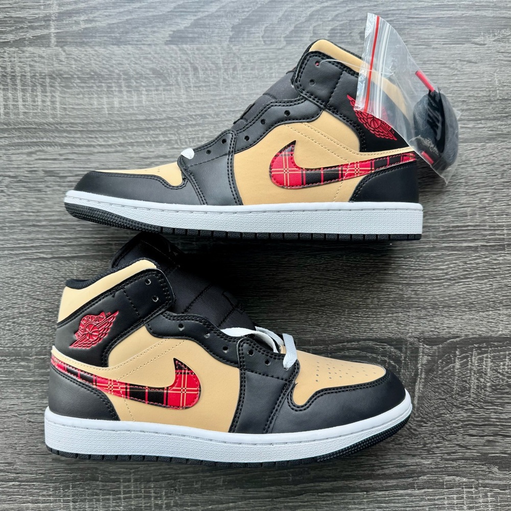 Jordan Black and Gray Sneakers
